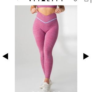 Vitality Daydream V Pant in Berry Marl